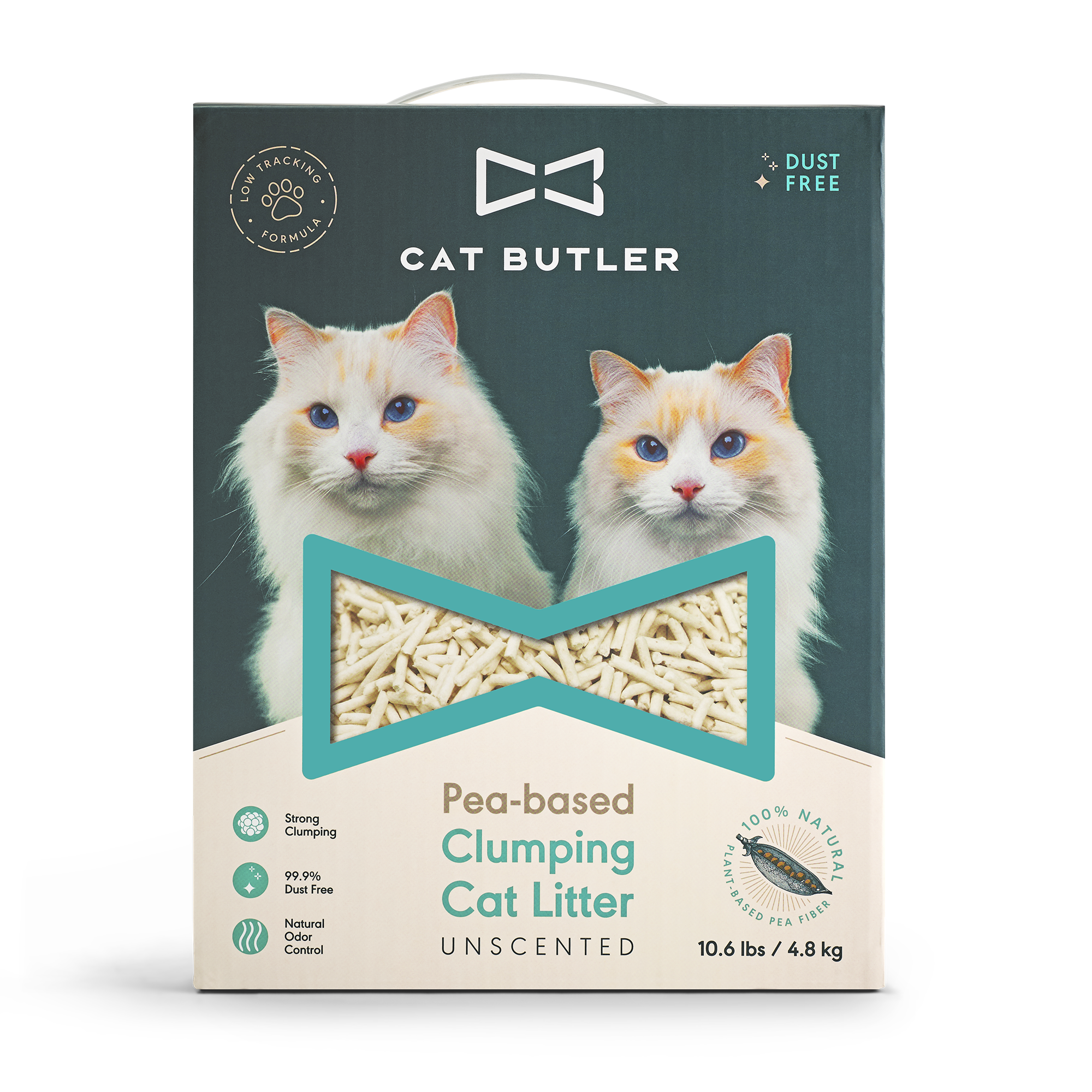 pea-based clumping cat litter