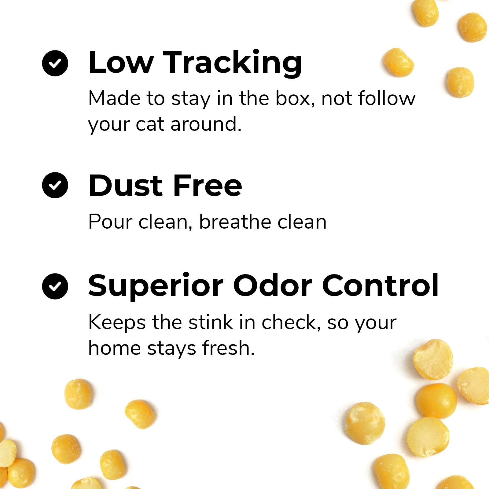 pea based cat litter